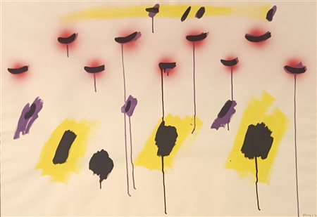 FINZI ENNIO Venezia (Ve) 1931 Senza titolo 1998 Mista su carta 70,00x100,00...