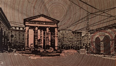 DE FILIPPI LEONIDA Milano (MI) 1969 Urban Landscape 2013 Smalto su tela...