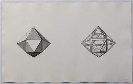 CEROLI MARIO Castel Frentano (Ch) 1938 Senza Titolo Litografia su carta es....