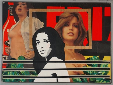 GAGLIARDO ERMANNO Palermo (Pa) 1921 Opera 74 1974 Collage e applicazioni su...