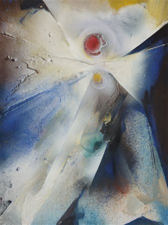 POLI GABRIELE Milano (Mi) 1957 Semaforo 2008 Olio e cemento su tela...