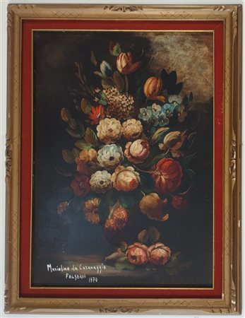 MARIOLINO DA CARAVAGGIO Italia (It) 1924 Senza Titolo Olio su tela...