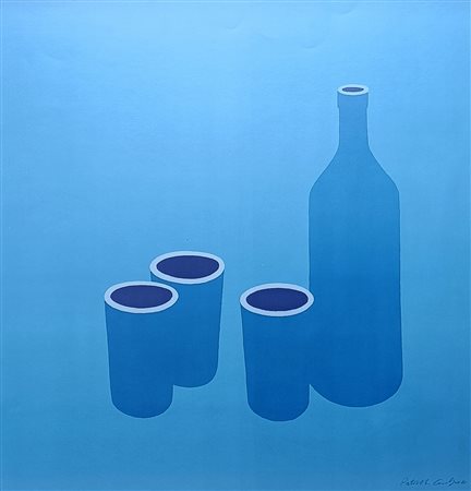 CAULFIELD PATRICK Middlesex (Inghilterra) 1936 Senza Titolo 1966 poster...