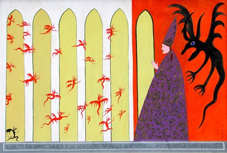 BUZZATI Dino, Il Vescovo di Castion - Secondo attacco!