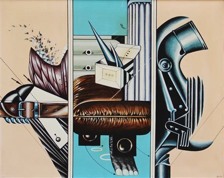 SARRI Sergio, Interno-persona-oggetto (L'uomo di piume)