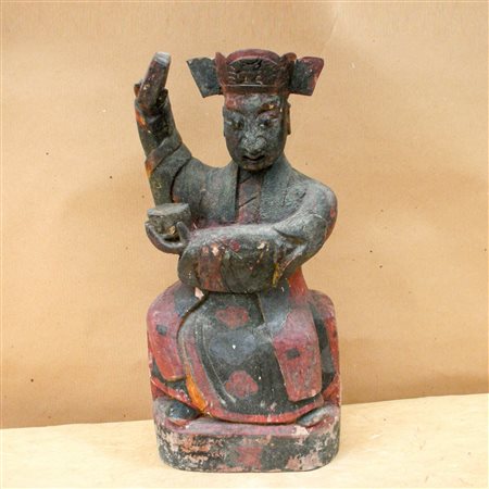 Scultura in legno di Saggio