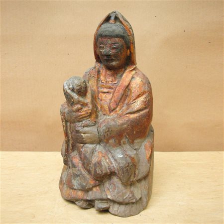 Guanyin, scultura in legno