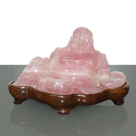 Buddha in giada rosa