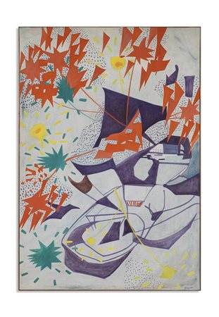 TURCATO GIULIO (1912 - 1995) - I MAGGIO A MOSCA.