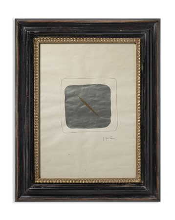 FONTANA LUCIO (1899 - 1968) - CONCETTO SPAZIALE .
