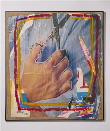 ROTELLA MIMMO (1918 - 2006) - LE FORBICI.