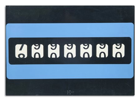 BOETTI ALIGHIERO (1940 - 1994) - CONTATORE (DA 8 A ∞).