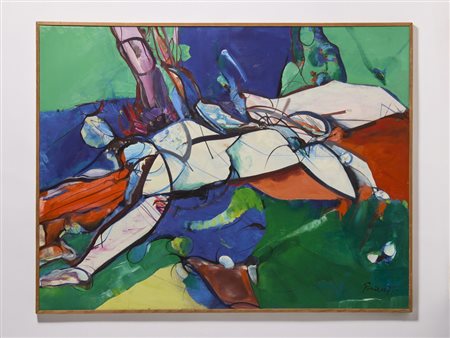 PRICA ZLATKO (1916 - 2003) - SDRAIATA NEL BOSCO.