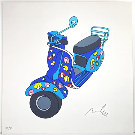 MARCO LODOLA, 30 X 30 cm, Serigrafia su cartoncino firma in basso a destra...