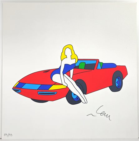 MARCO LODOLA, 30 X 30 cm, Serigrafia su cartoncino firma in basso a destra...