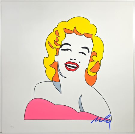 MARCO LODOLA, 50 X 50 cm, Serigrafia su cartoncino firma in basso a destra...