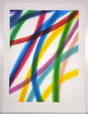 PIERO DORAZIO, 76 X 58 cm, “Europa Unita” Incisione Acquatinta su lastra di...