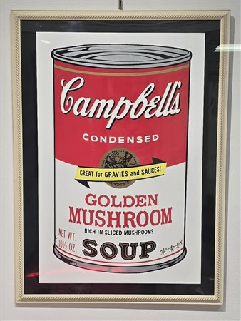 ANDY WARHOL, 58 X 89 cm, serigrafia su carta edizione Sundey by Morning...