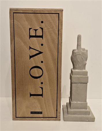 MAURIZIO CATTELAN, 40 X 18 X 18 cm, scultura in cemento 2015, Ed. 1800 (by...