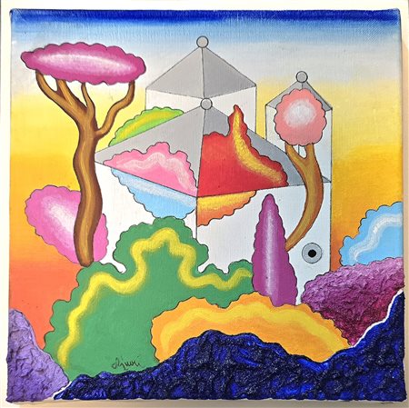 LUCA ALINARI, 20 X 20 cm, senza titolo 2015 circa, tecnica mista ,resine e...