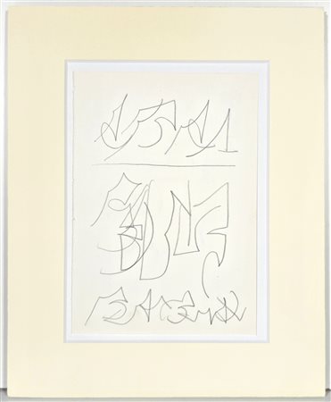 RICCARDO LICATA, 16,2 X 11,4 cm, Senza Titolo Pastelli su carta Anno 1977...