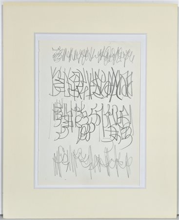 RICCARDO LICATA, 16,2 X 11,4 cm, Senza Titolo Pastelli su carta Anno 1977...