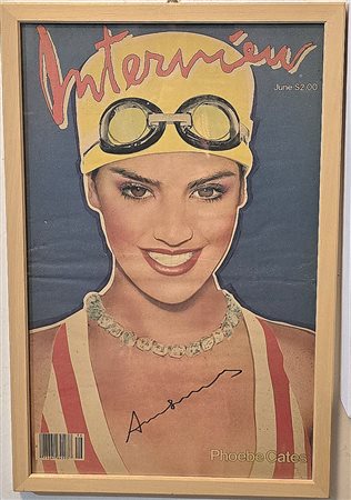 ANDY WARHOL, Rivista Interwiew copia originale del Giugno 1984 " Phoebe...