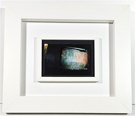 MARIO SCHIFANO, 10 X 15 cm, tecnica mista su fotografia Anno 1990/97 Firmato...