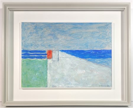 GIORGIO DI VENERE, 21 X 27 X19 cm, ”Nel Molo" Tecnica mista su tavola Anno...