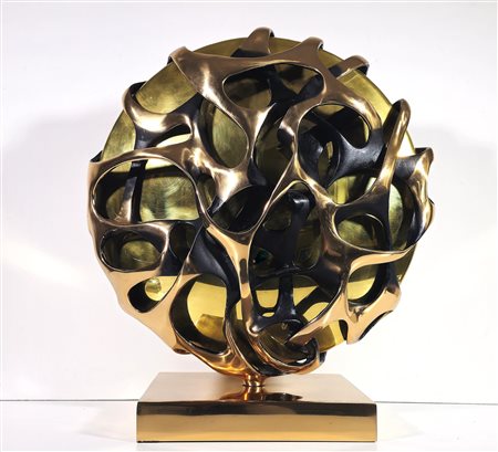 GIANFRANCO MEGGIATO, Diametro 50 cm, Dimensioni totali 57 x 50 x 20 cm,...