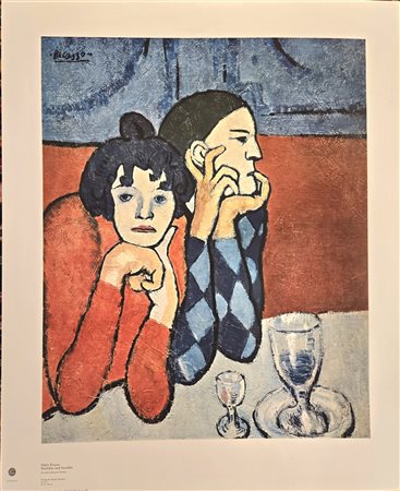 PABLO PICASSO , 61,5 X 50 cm, stampa di manifesto.