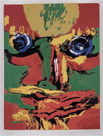 BENGT LINDSTROM (1925-2008) serigrafia su carta Japon esemplare 53/60 misura...