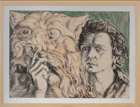 ROBERTO BARNI (1939), 58 X 79,5 cm, Volto Serigrafia a colori, es. 85/99, cm....