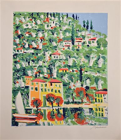 ATHOS FACCINCANI, 80 X 70 cm, serigrafia su carta polimaterica a 36 passaggi...