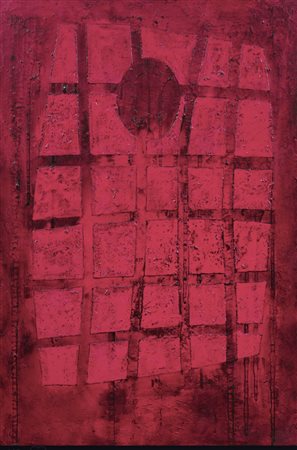 ROBERTO FLOREANI (1956), 121 X 80,5 cm, Camera segreta 1994 tecnica mista su...