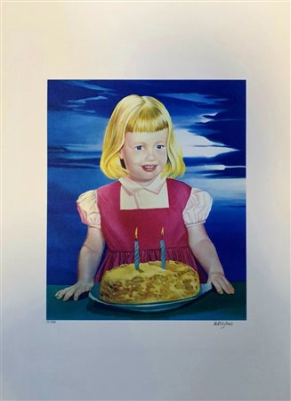 GIANMARCO MONTESANO, 50 X 70 cm, Litografia su carta arches, firma in basso a...