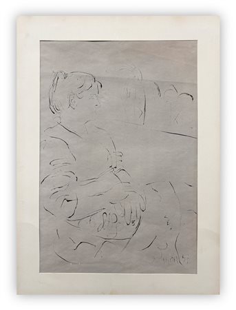 GUIDO PAJETTA (1898-1987) - Senza Titolo, 1957