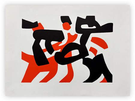 CARLA ACCARDI (1924-2014) - Rosso e nero