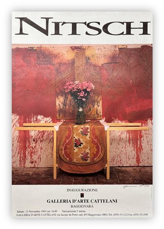 LOCANDINE AUTOGRAFATE (HERMANN NITSCH) - Hermann Nitsch, 1993