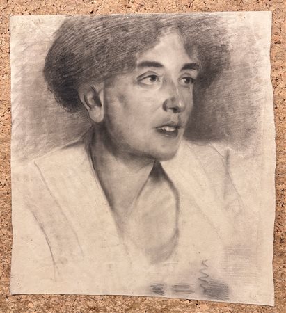 GIOVANNI GUARLOTTI (1869-1954) - Ritratto di signora