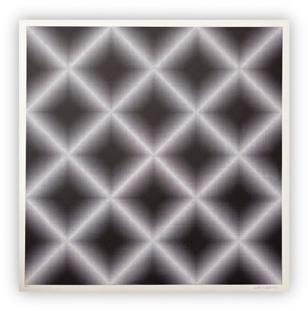 GETULIO ALVIANI (1939-2018) - Testura grafica per ortogonale, 1972