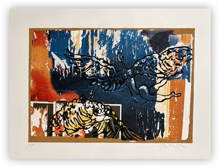 MIMMO ROTELLA (1918-2006) - L'Angelo cattivo