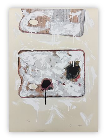 MARIO SCHIFANO (1934-1998) - Senza Titolo