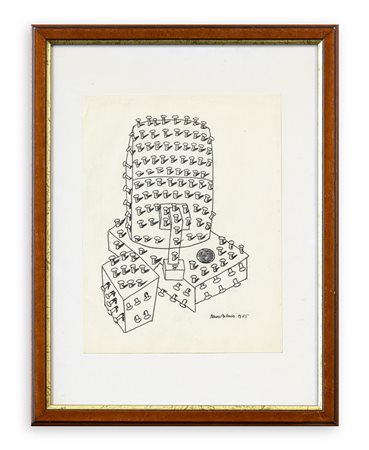 REMO BIANCO (1922-1988) - Senza Titolo, 1965