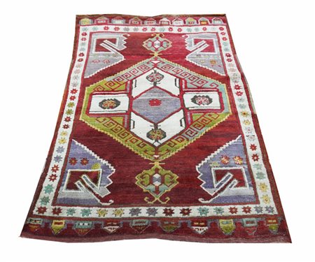 Tappeto Konya Karapinar Anatolia centrale, fine XIX. Sec