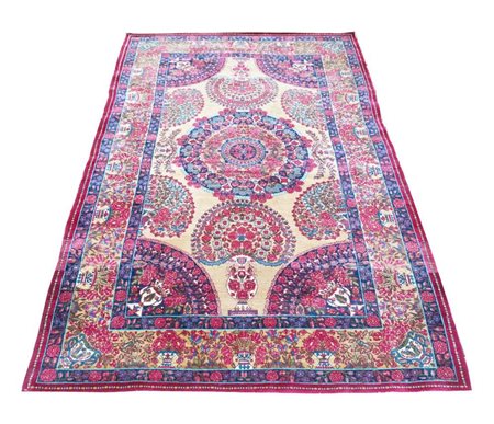 Tappeto Mashad di annodatura molto fine, che mette in ottimo risalto...