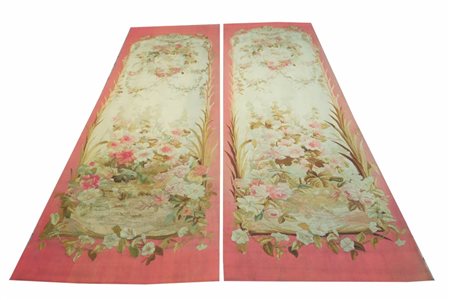 Tessitura in lana e seta.