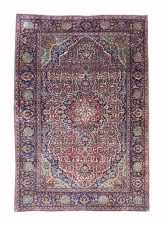 Questo tappeto con lane Kork appartiene al gruppo dei tappeti Kashan, anche...