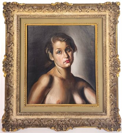 Gregorio Sciltian “Ritratto di modella” 1974 ca.