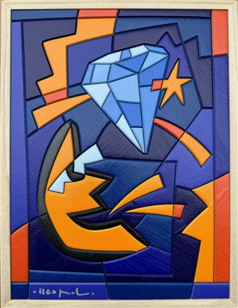 Ugo Nespolo “Moon Shine”